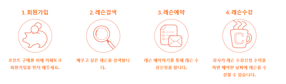간단한 카페토크 사용방법