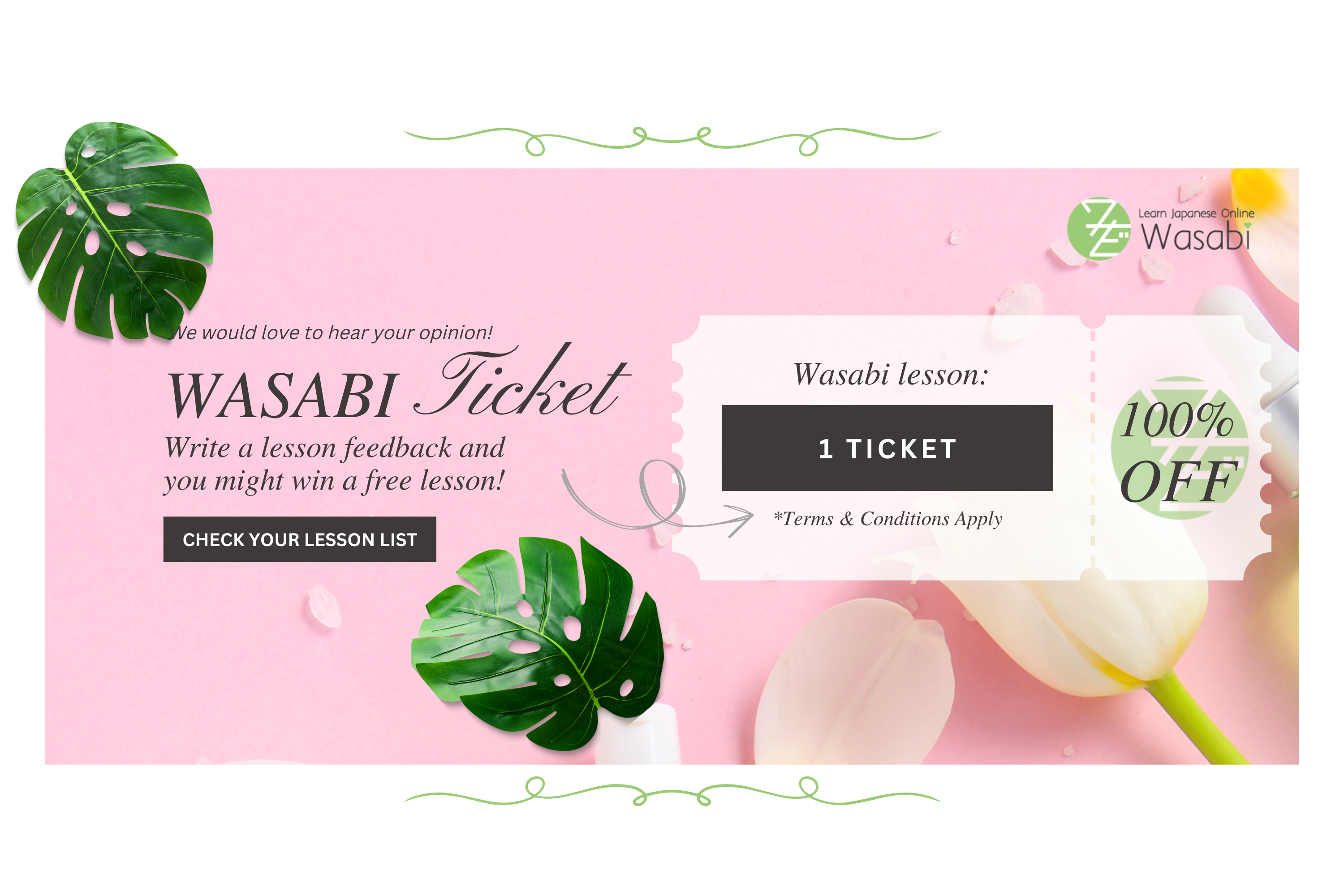 Wasabi Feedback Campaign Wasabi Feedback Campaign